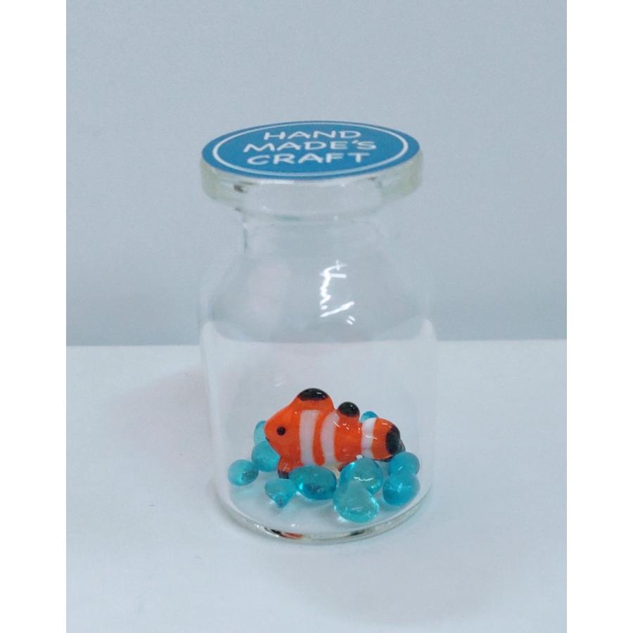 ガラス細工 ミニボトル クマノミ ミニチュア 置物 雑貨 水族館 海 小物 ガラス工芸 一部予約販売 Www Shamir Com Mx
