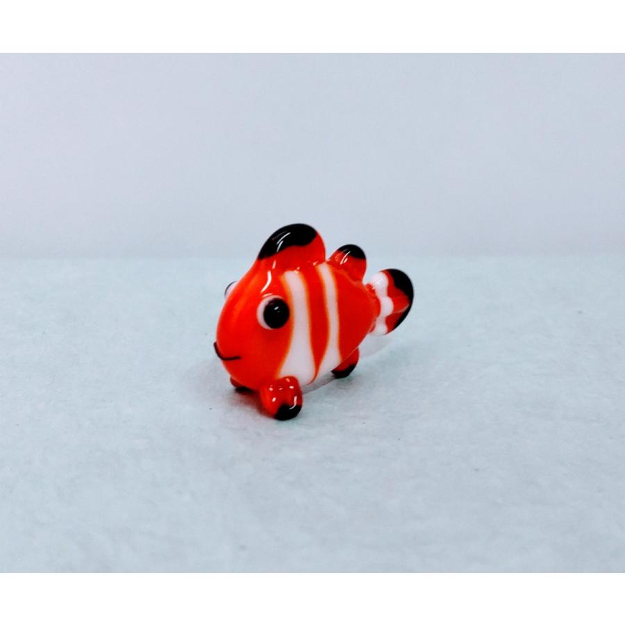 ガラス細工 クマノミ（S) ミニチュア 置物 雑貨 水族館 魚 海 小物