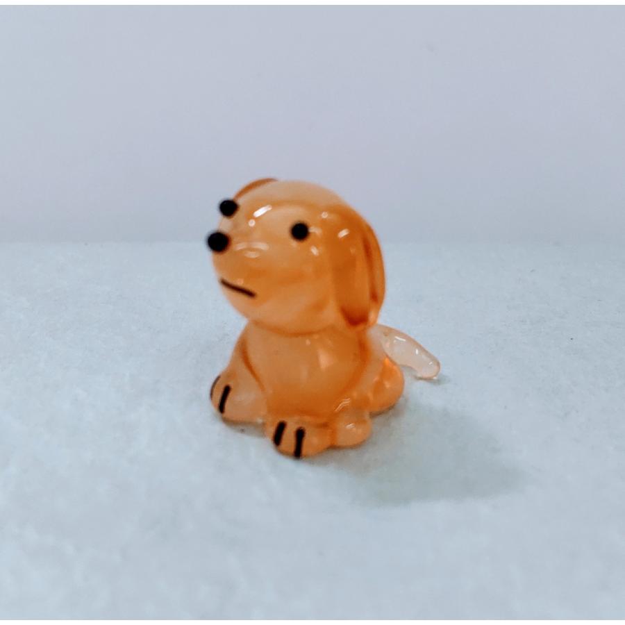 ガラス細工 ダックス（S）ミニチュア 置物 雑貨 犬 小物 動物 : きたの