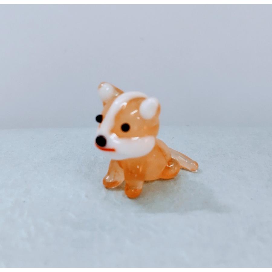 ガラス細工 コーギー（S）ミニチュア 置物 雑貨 犬 小物 動物 : きたの
