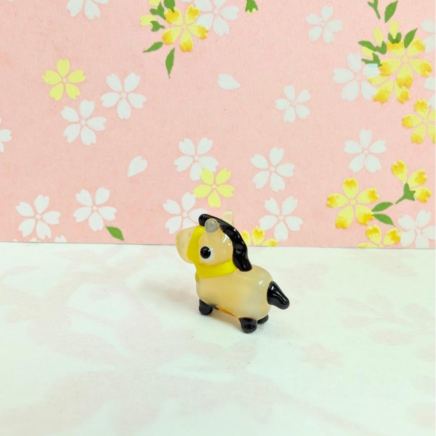 ガラス細工 ウマ（ミニ）ミニチュア 雑貨 置物 小物 午 12支 : きたの