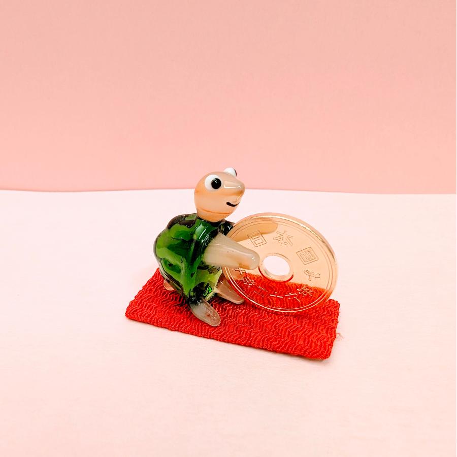 【新品】ベネチアングラス ガラス ミレフィオリ かめ カメ 縁起物 新品】ベネチアングラス ガラス ミレフィオリ かめ カメ 縁起物