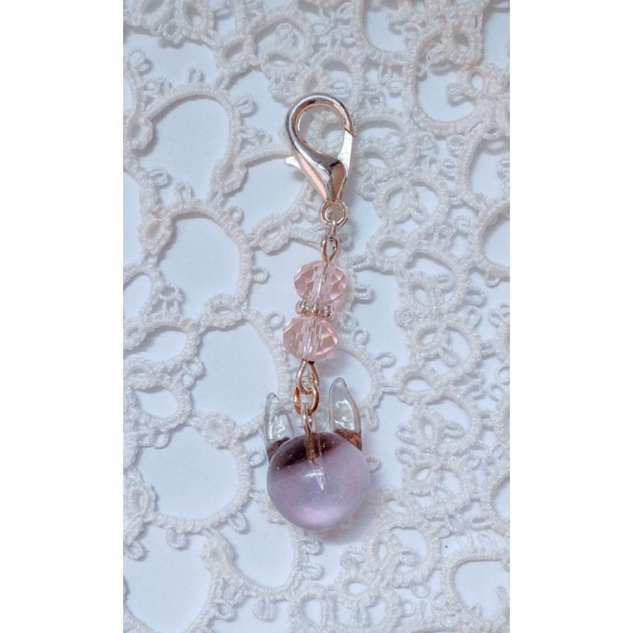 ガラス細工 マスクチャーム ウサギ シルエット グレー ピンク ミニチュア ファスナーホルダー Tj 33 きたのガラス工芸 通販 Yahoo ショッピング