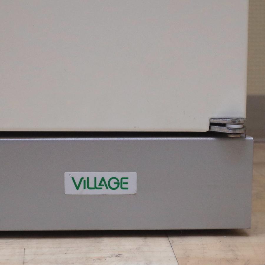 上下書庫セット　ホワイト　鍵あり　800ｘ400ｘ1500　オカムラ製ヴィラージュ　多少日焼けあり 中古】ヴィラージュ書庫 オカムラ/okamura ハイキャビネット／その他