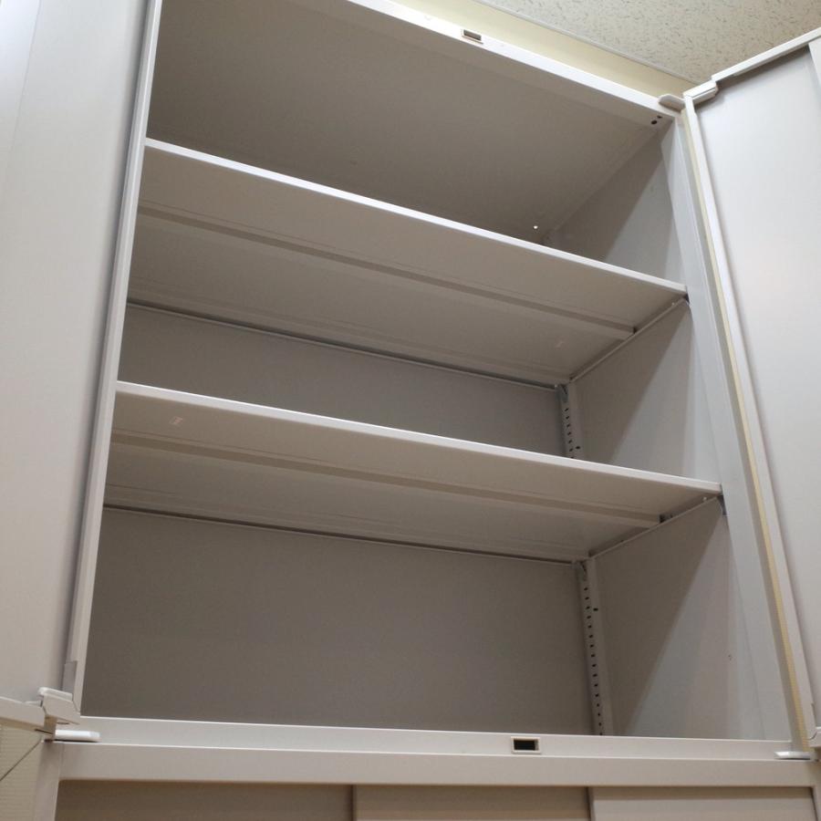 オカムラ（okamura） キャビネット レクトライン 上下書庫 両開き 引き