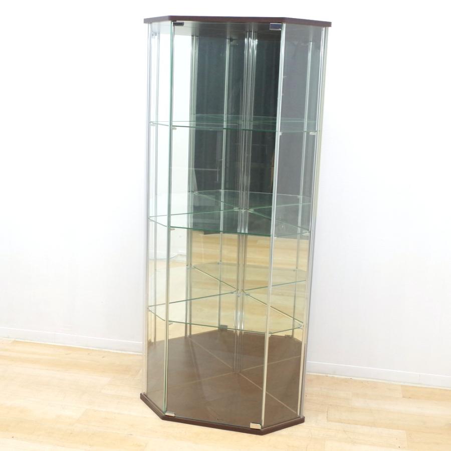 ショーケース 直接引き取り クリア ガラス コレクションケース  