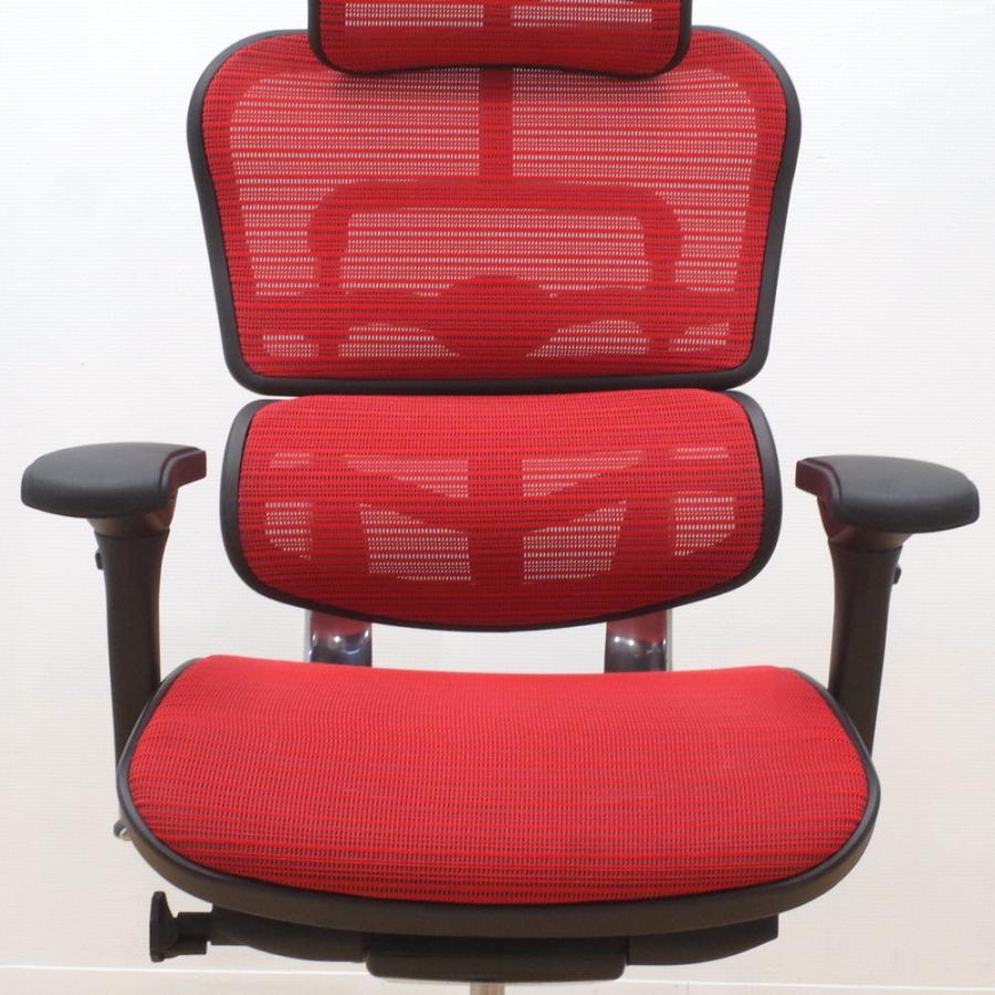 エルゴヒューマン ベーシック オフィスチェア レッド 都内配送可能