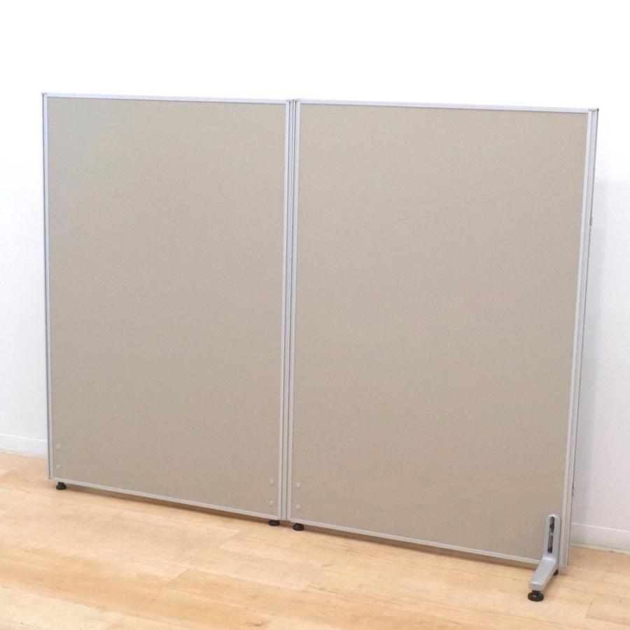 2連ローパーテーション W1600 H1200 KXG-630 グレー パーティション