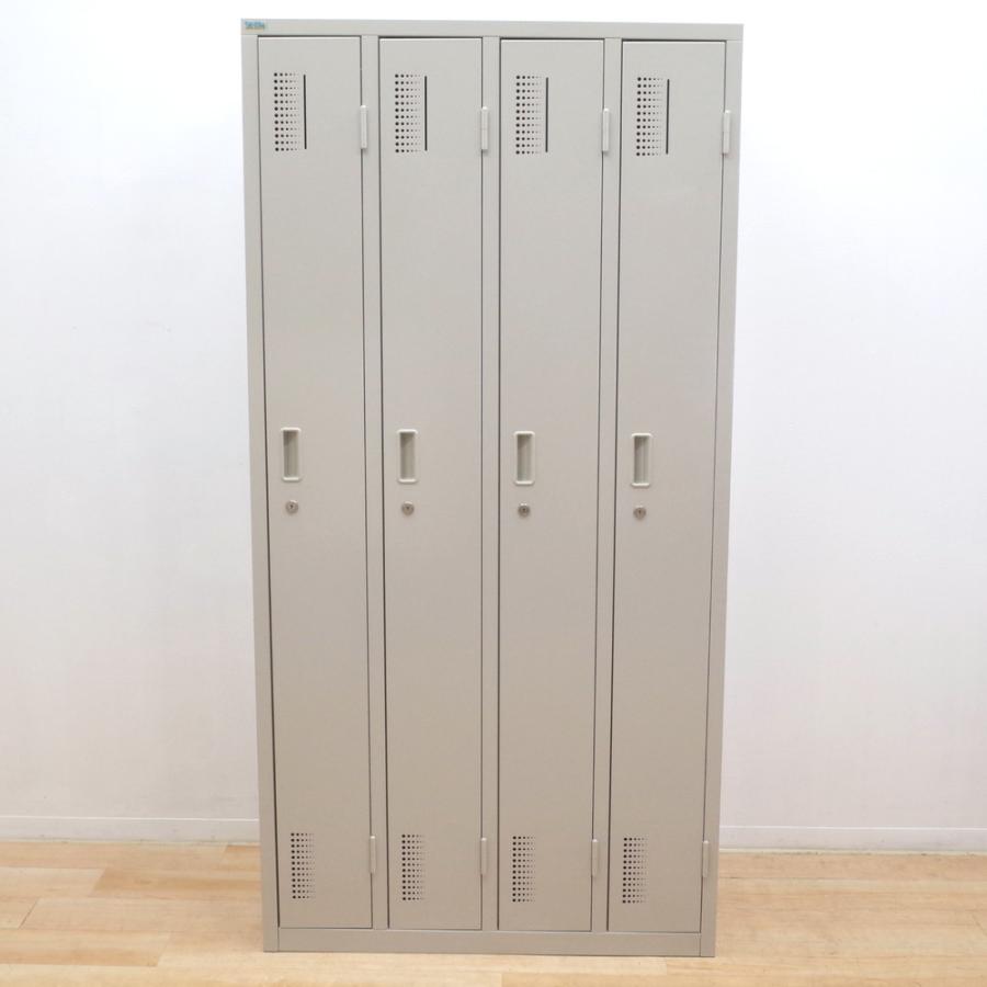 Ceha オフィスロッカー 900x520x1800mm チェハ（Ceha） オフィスロッカー 4人用ロッカー グレー オフィス
