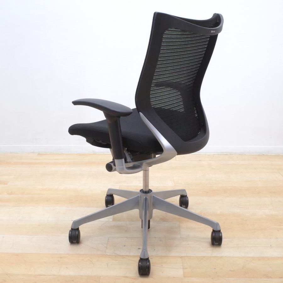 バロンチェア CP83DR FDF1 オカムラ/okamura 肘付ローバックチェア