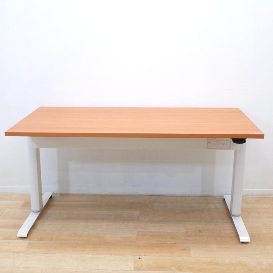 ミーティングテーブル 展示品 昇降式 高さ調整 W1500 D750 H720-1150 