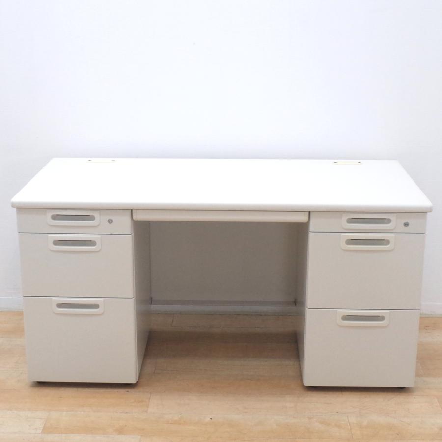 PLUS（プラス） オフィスデスク 両袖デスク LA-NT147 W1400 D700 H700 