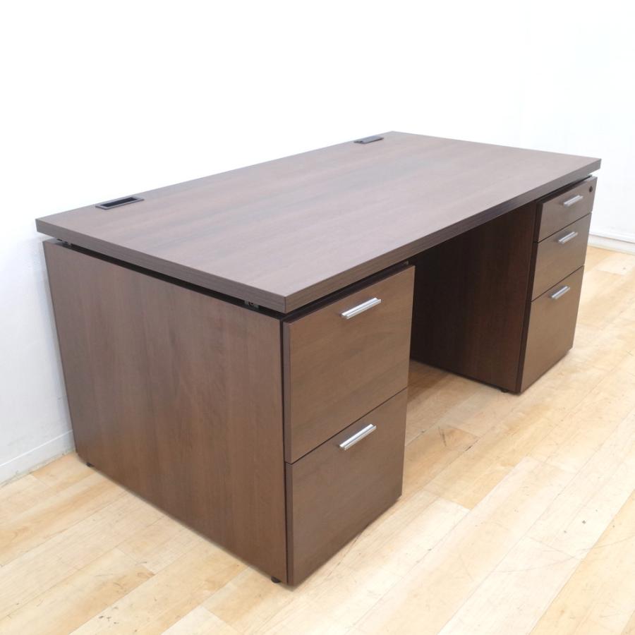 KOKUYO（コクヨ） 役員デスク S370 両袖デスク MGE-S37DLP1W W1600 