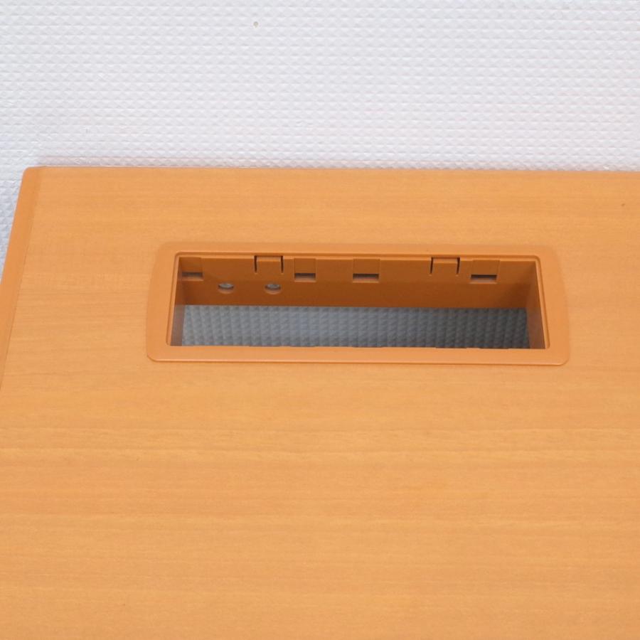 オフィスデスク 片袖デスク W1200 D700 ブラウン/グレー 木目 事務机 
