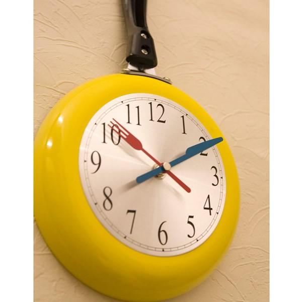 時計　掛け時計　壁掛時計　クロック　壁掛け時計　デザイン　ウォールクロック　フライパン　｜bic-shop｜10
