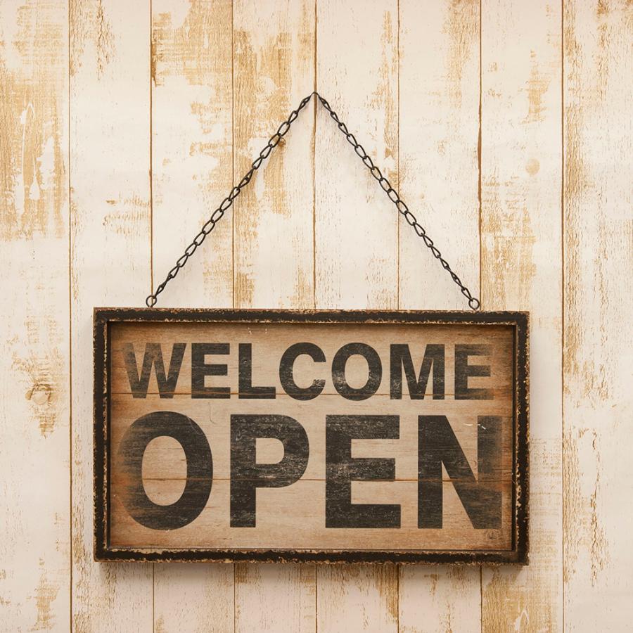 看板 壁面装飾 インテリア雑貨 オープンクローズ OPEN&CLOSED L : BIC