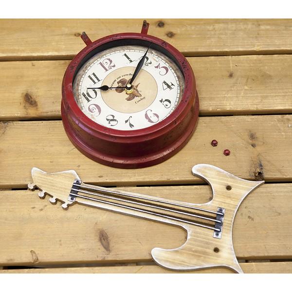 50's-60's ギターモチーフ掛時計 50's-60's ギターモチーフ掛時計 50's-60's ギターモチーフ掛時計 50's