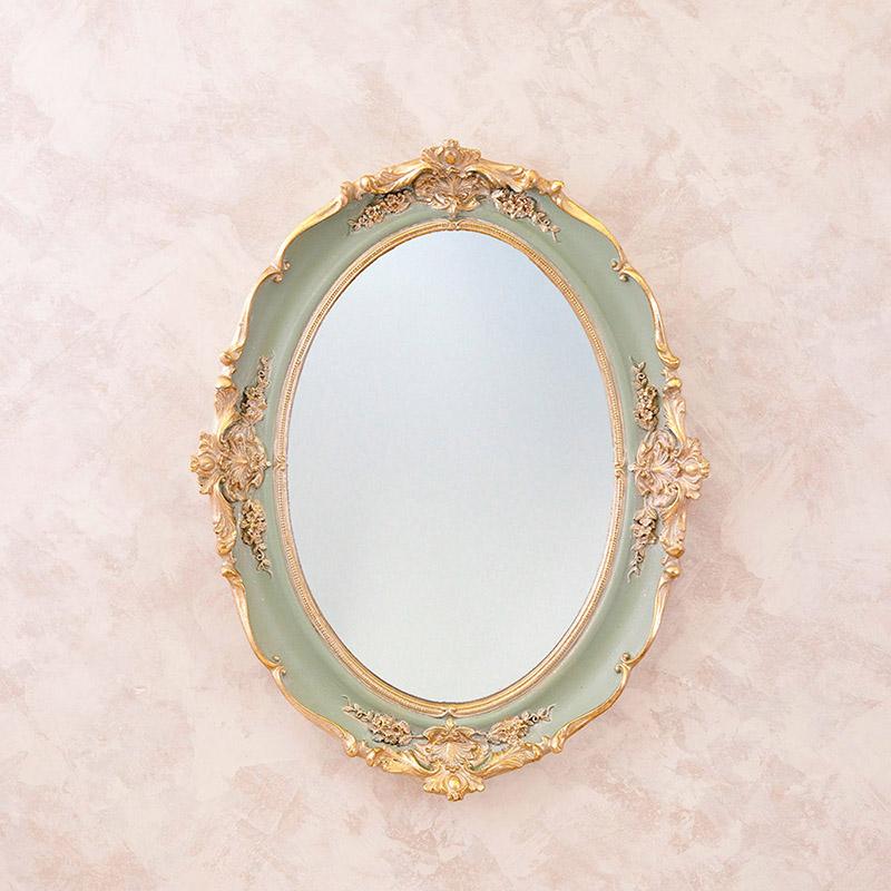 M♦アンティーク　ロココ　ウォールミラー　壁掛け鏡 楽天市場】壁掛けミラー 鏡 ウォールミラー おしゃれ アンティーク調