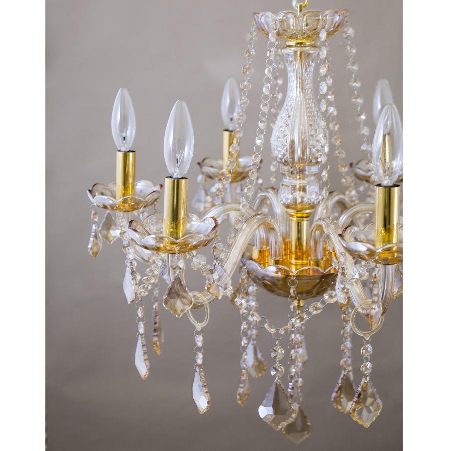 シャンデリア 照明 LED電球対応 天井照明 吊照明 6灯 モダン