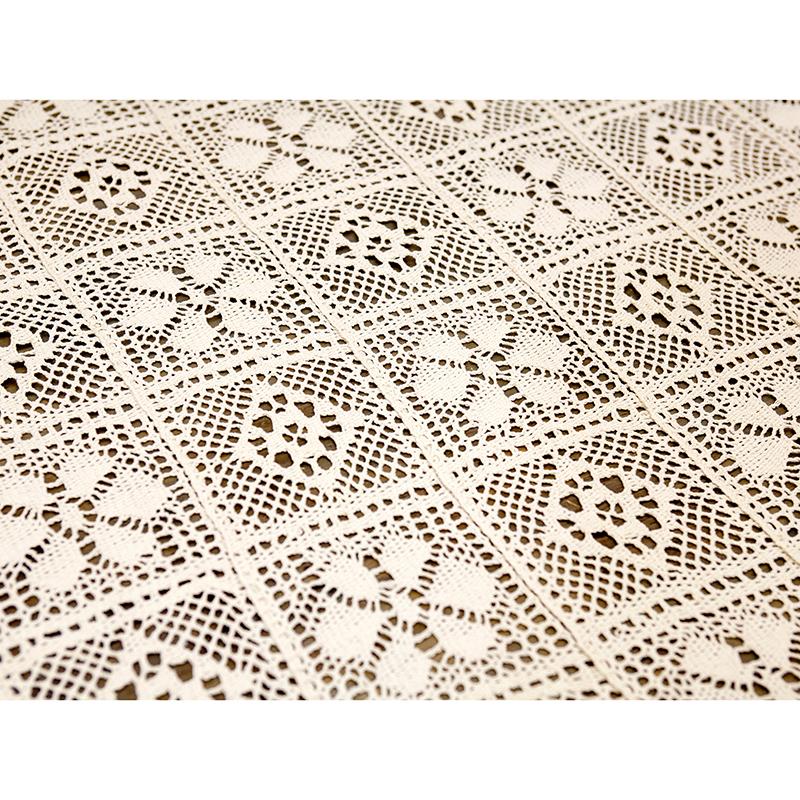 テーブルセンター テーブルクロス コットンレース ラウンド Φ112 送料