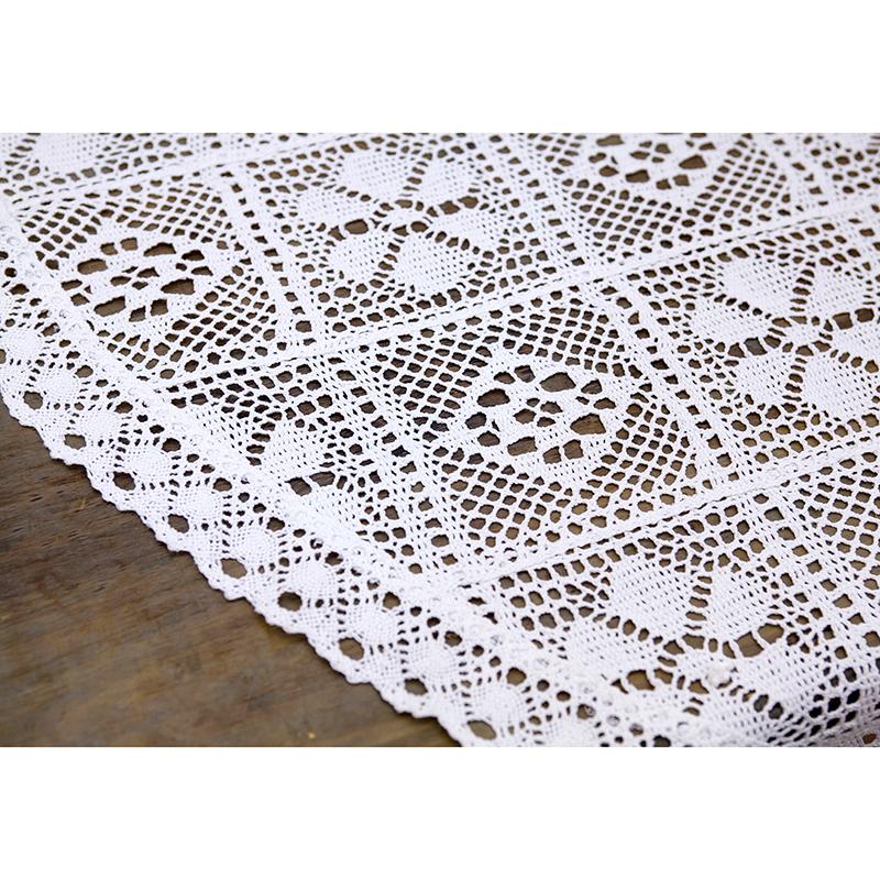 テーブルセンター テーブルクロス コットンレース ラウンド Φ112 送料