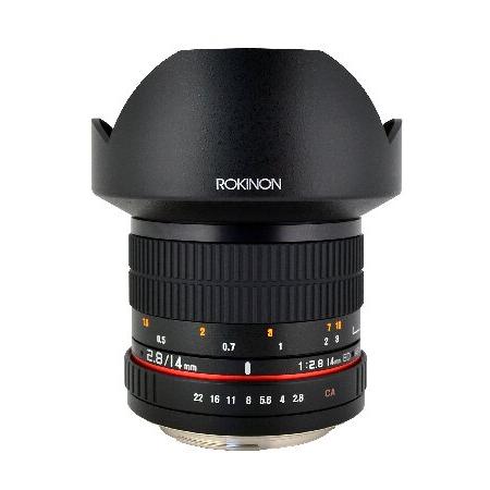 Rokinon fe14 m-p 14 mm f2 . 8超広角固定レンズfor Pentax (ブラック