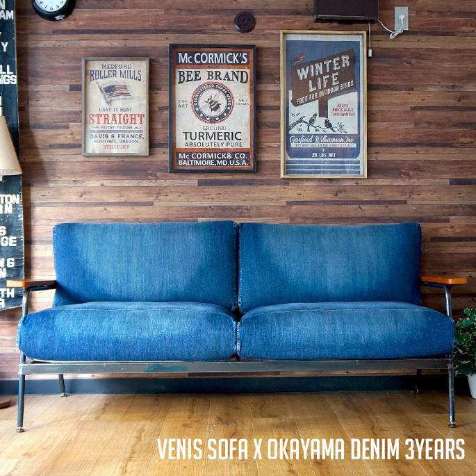 ソファー ソファ BIMAKES ビメイクス ヴェニスソファ×岡山デニム3years 岡山デニム :b105-105-027:インテリアショップ  ビカーサ - 通販 - Yahoo!ショッピング