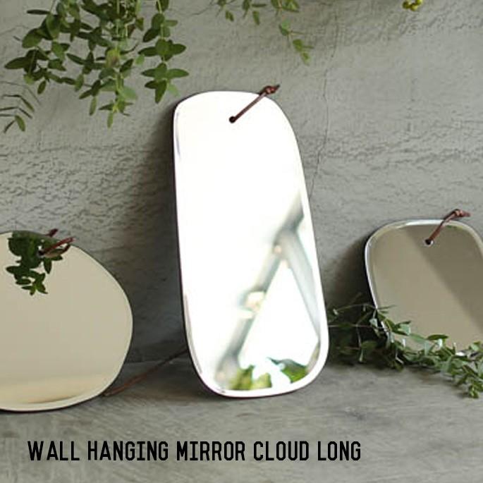 ミラー ダルトン DULTON ウォール ハンギング ミラー クラウド ロング Wall hanging mirror Cloud long  H19-0029 鏡 壁掛け オーバル 縦型 : b115-034-001 : インテリアショップ ビカーサ - 通販 - Yahoo!ショッピング