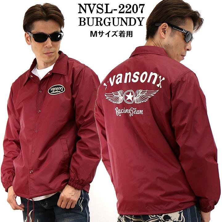 VANSON バンソン ナイロン コーチジャケット nvsl-2207｜bicks-market｜06