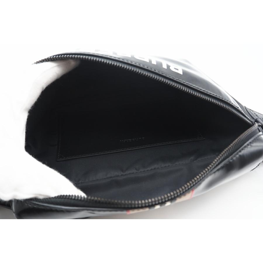 ☆安心の3大保証☆ ABランク ≪BURBERRY バーバリー/ボディバッグ≫ 8030018 コーティングキャンバス レザー ロンドンイングランド ック マルチカラー ☆安心の3大保証☆ ABランク ≪BURBERRY バーバリー/ボディバッグ