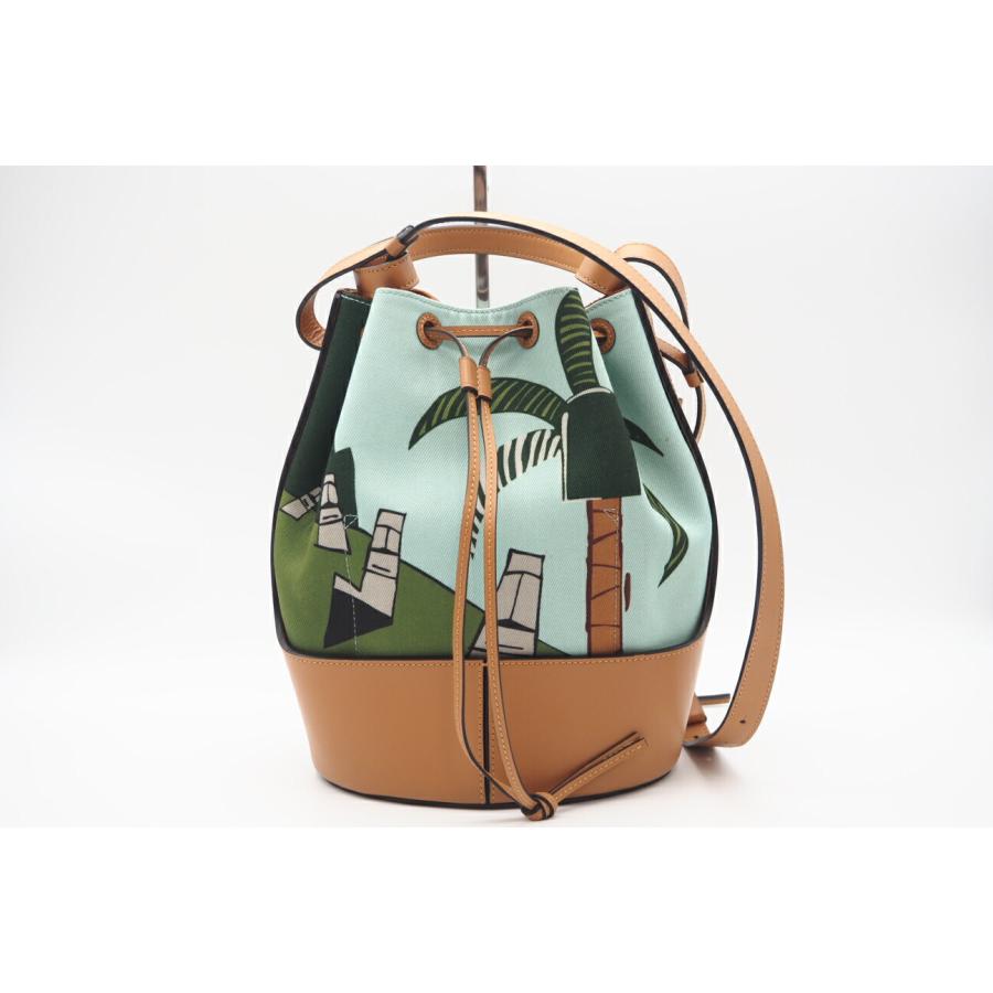 ☆安心の3大保証☆ ABランク ≪LOEWE ロエベ/2WAYバッグ≫ キャンバス 