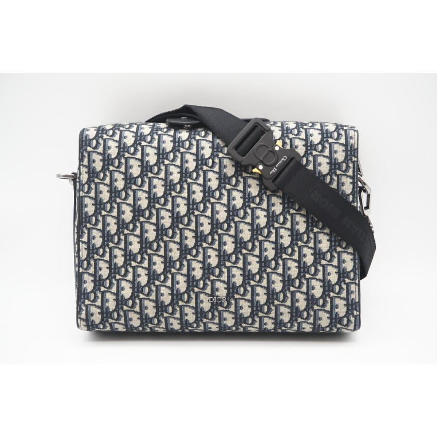 ディオール ショルダーバッグ オブリーク ジャガード レザー ベージュ