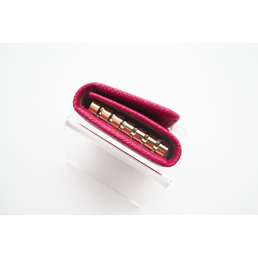 未使用展示品✨BVLGARI キーケース　ロゴクリップ　ピンク　6連 未使用展示品✨BVLGARI キーケース ロゴクリップ ピンク 6連