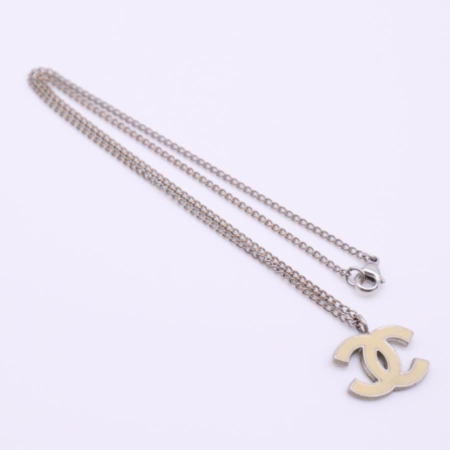 ★3日以内返品可★  CHANEL シャネル ココマーク ネックレス SP - ネックレス シルバー アイボリー SP レディース | CHANEL | 05