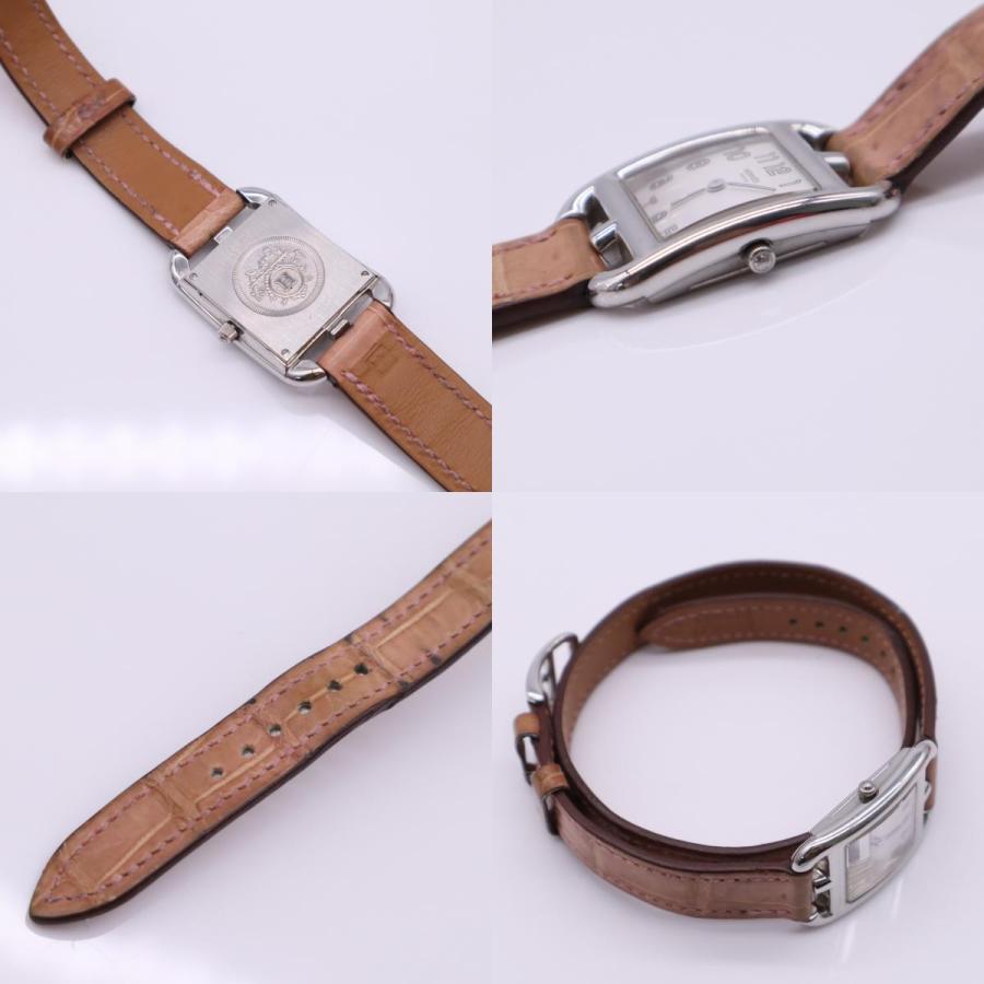 ★3日以内返品可★  HERMES エルメス ケープコッド 腕時計 ドゥブルトゥール クオーツ ステンレススティール 文字盤 | HERMES | 06