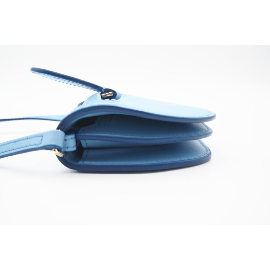 ★3日以内返品可★ 極美品 BURBERRY バーバリー レザー マイクロ オリンピアショルダーバッグ 80407361 ブルー | BURBERRY | 04