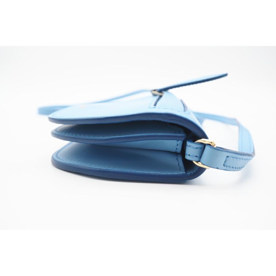 ★3日以内返品可★ 極美品 BURBERRY バーバリー レザー マイクロ オリンピアショルダーバッグ 80407361 ブルー | BURBERRY | 05