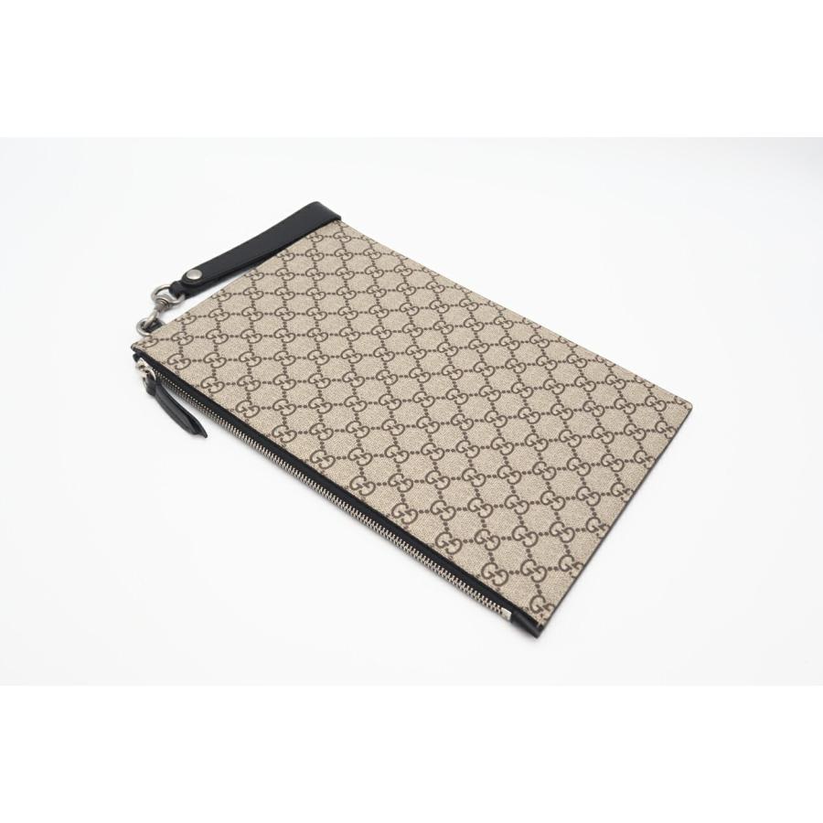 ★3日以内返品可★ 極美品 GUCCI グッチ GGスプリーム BEE プリント PVC×レザー ポーチ 473904 | GUCCI | 04