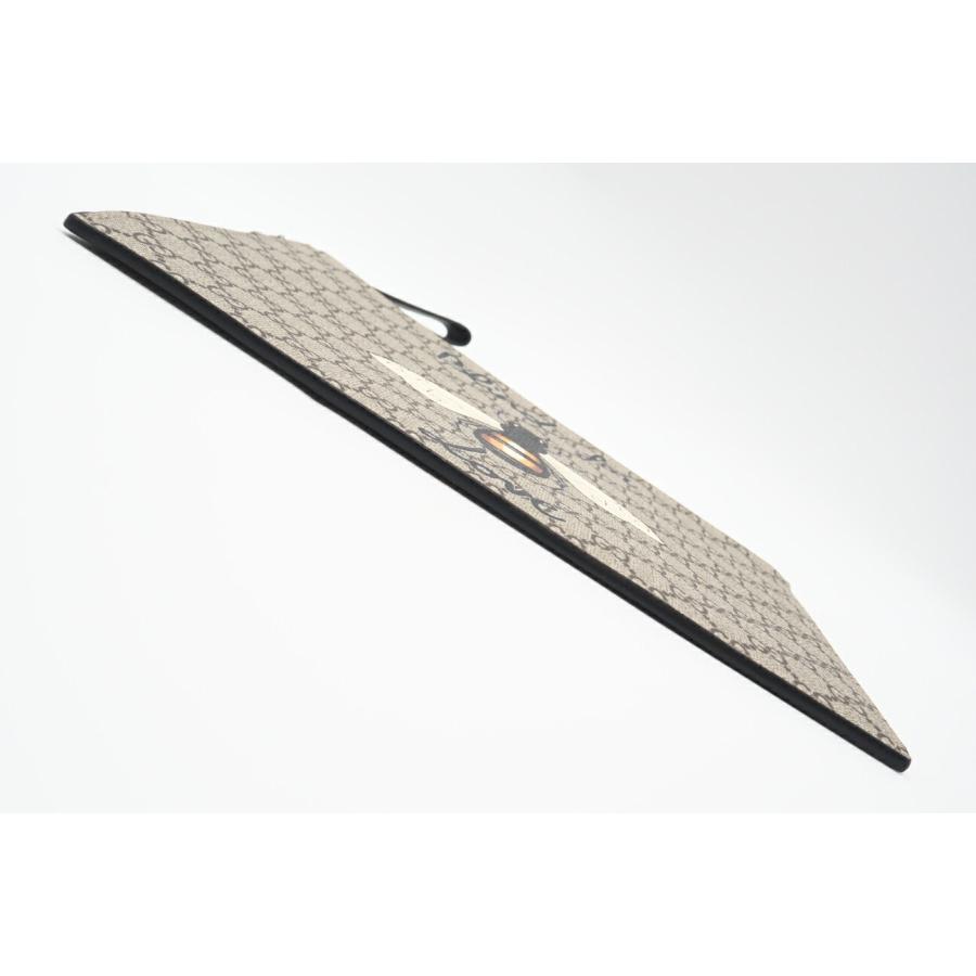 ★3日以内返品可★ 極美品 GUCCI グッチ GGスプリーム BEE プリント PVC×レザー ポーチ 473904 | GUCCI | 06