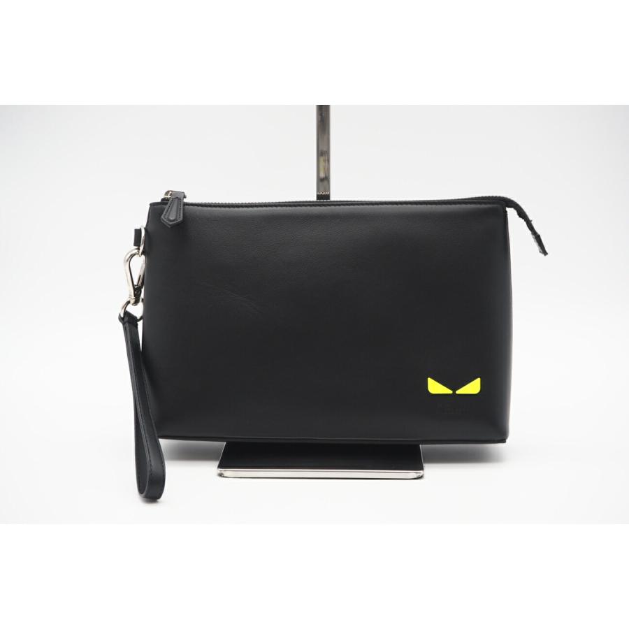 ★3日以内返品可★ 美品 FENDI フェンディ モンスター MINI OCCHI EYES 7N0102 クラッチバッグ | FENDI