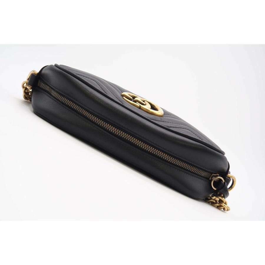 ★3日以内返品可★ 美品 GUCCI グッチ GGマーモント スモール カメラバッグ 447632 ショルダーバッグ ブラック | GUCCI | 04