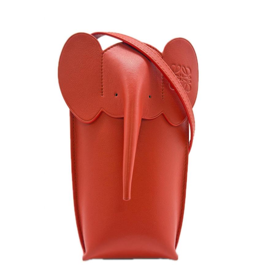 ★3日以内返品可★ 極美品 LOEWE ロエベ クラシックカーフスキン エレファントモチーフ ポケット C623B02X10 | LOEWE | 01