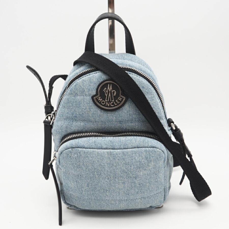★3日以内返品可★ 極美品 MONCLER モンクレール デニム キリアスモール ショルダーバッグ J109B5L00024 | MONCLER | 02
