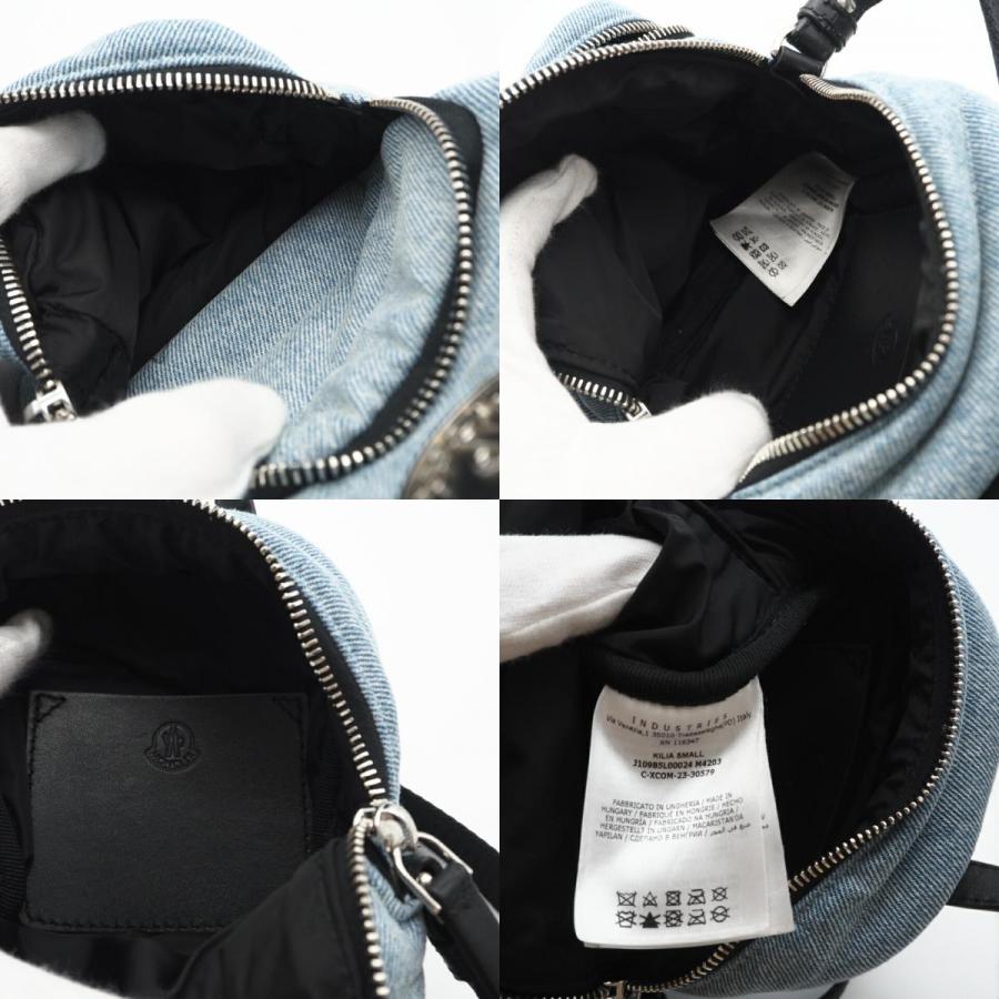 ★3日以内返品可★ 極美品 MONCLER モンクレール デニム キリアスモール ショルダーバッグ J109B5L00024 | MONCLER | 09