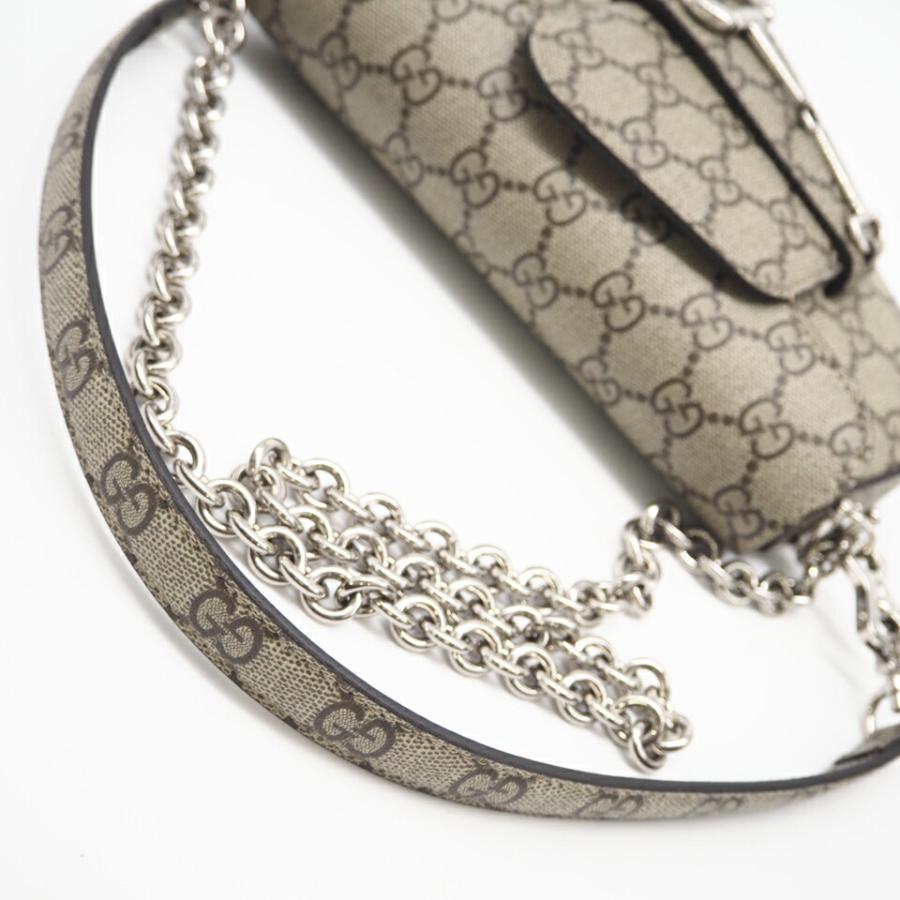★3日以内返品可★ 極美品 GUCCI グッチ GGスプリーム ホースビット1955 チェーンショルダーバッグ 774209 | GUCCI | 03