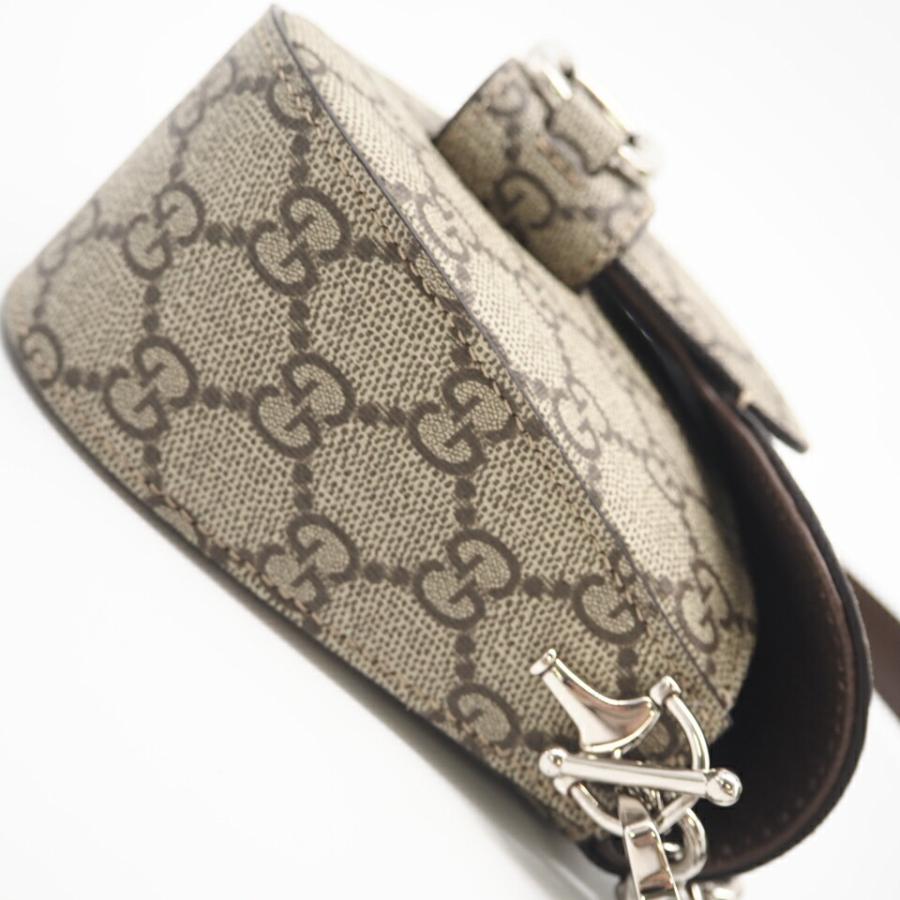 ★3日以内返品可★ 極美品 GUCCI グッチ GGスプリーム ホースビット1955 チェーンショルダーバッグ 774209 | GUCCI | 06