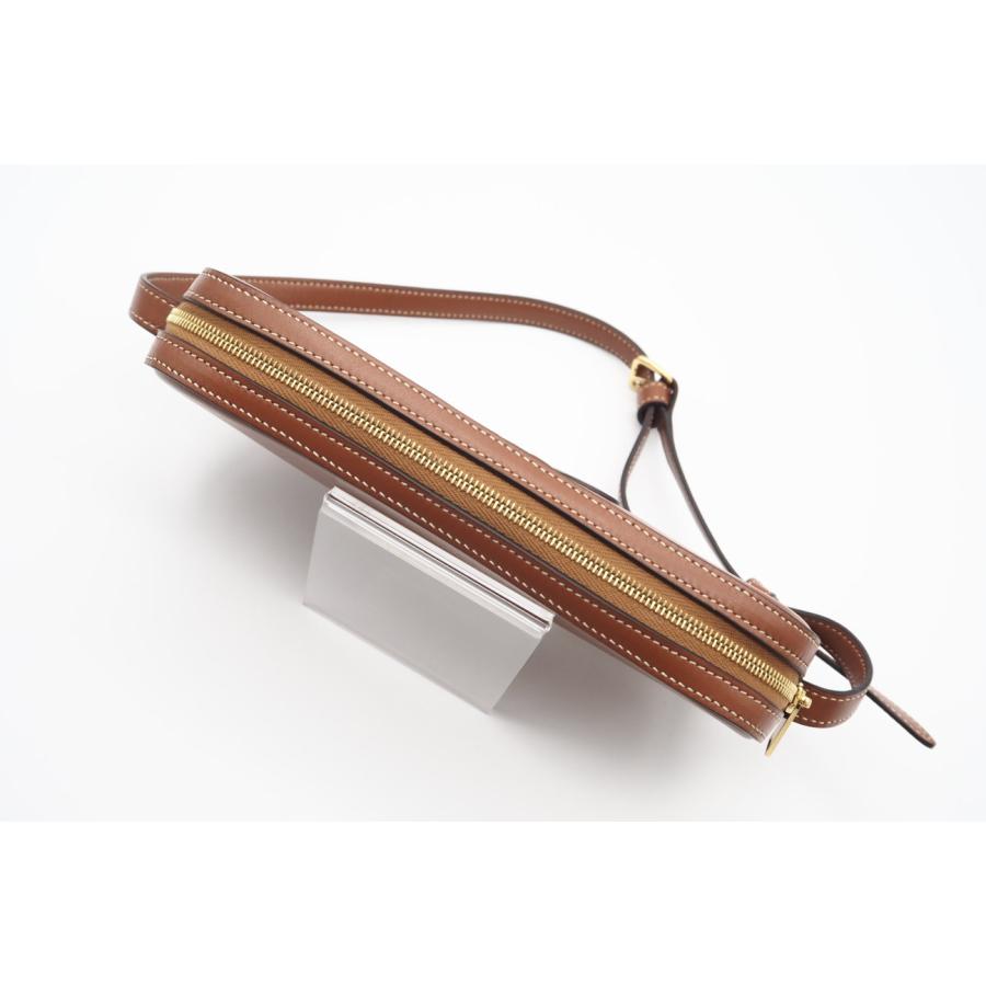 ★3日以内返品可★ 極美品 CELINE セリーヌ キュイル トリオンフ スムースカーフスキン ミニカメラバッグ タン | CELINE | 04