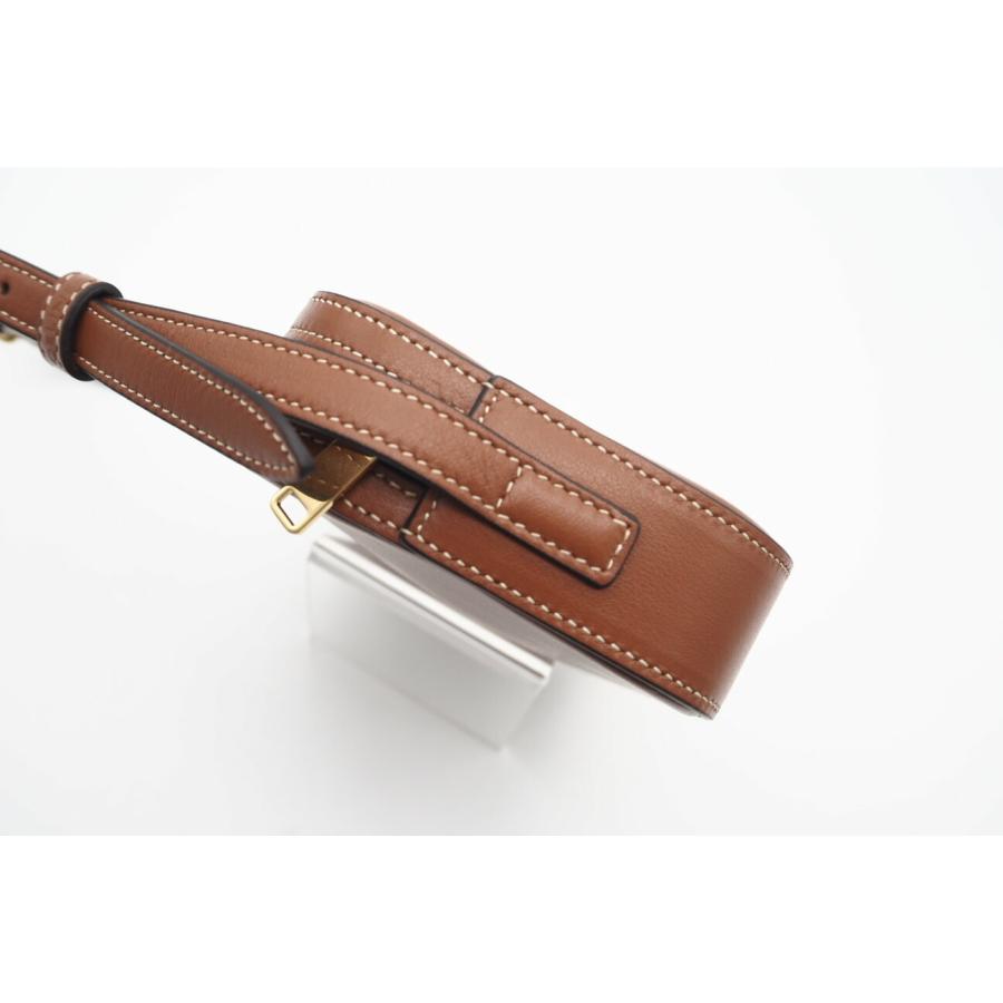 ★3日以内返品可★ 極美品 CELINE セリーヌ キュイル トリオンフ スムースカーフスキン ミニカメラバッグ タン | CELINE | 06