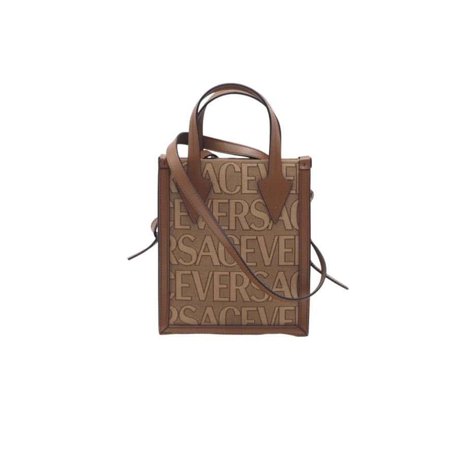 ★3日以内返品可★ 極美品 VERSACE ヴェルサーチ キャンバス VERSACE オールオーバー ロゴ 2WAYバッグ |  | 01