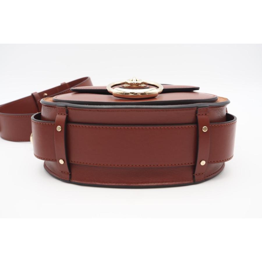 ★3日以内返品可★ 極美品 Chloe クロエ シャイニー＆スエードレザー製 Tessスモールバッグ Sepia Brown | Chloe | 06